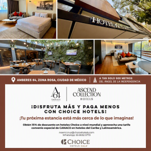 Amberes 64 - Choice Hotels - CANACO